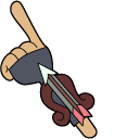 Amphibia Marcy Wu and Hand-Mounted Crossbow pointer