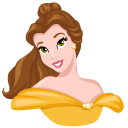 Beauty and the Beast Belle and Rose cursor