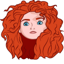 Brave Princess Merida and Bow cursor