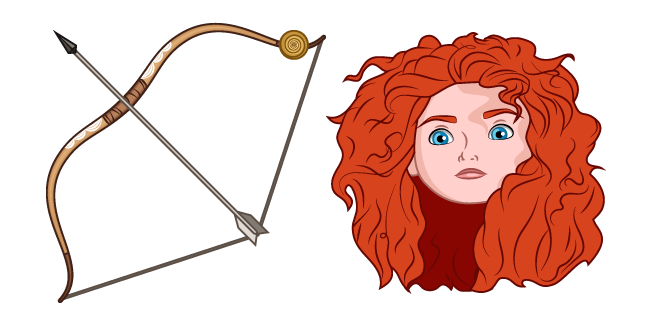 Brave Princess Merida and Bow