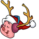 Christmas Winnie the Pooh and Piglet pointer