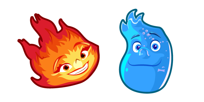 Elemental Ember and Wade