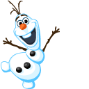 Frozen Olaf cursor