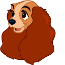 Lady and the Tramp Lady and Collar cursor