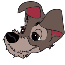 Lady and the Tramp Tramp and Collar cursor