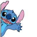 Lilo & Stitch Happy Stitch Waving his Hand cursor