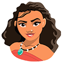 Moana and Oar cursor