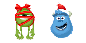 Monsters Inc. Christmas Wazowski and Sulley