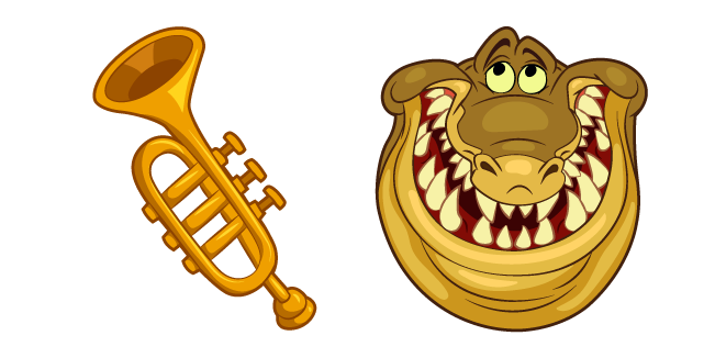 Princess and Frog Louis and Trumpet