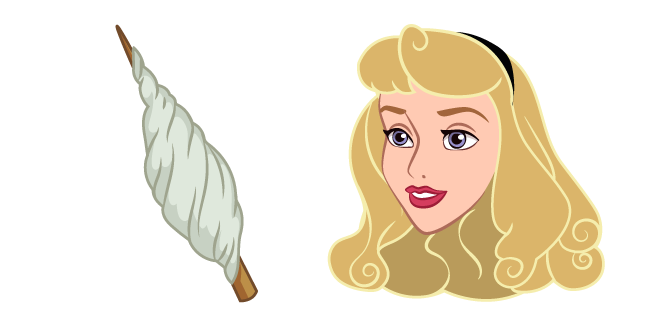 Sleeping Beauty Princess Aurora and Spinning Wheel