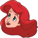 The Little Mermaid Ariel and Flounder cursor