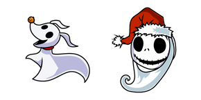 The Nightmare Before Christmas Jack and Zero