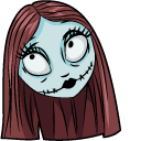 The Nightmare Before Christmas Sally and Flower cursor