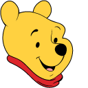 Winnie the Pooh and Christopher Robin pointer