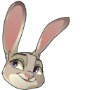 Zootopia Judy Hopps and Police Badge cursor