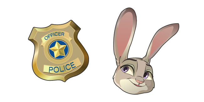 Zootopia Judy Hopps and Police Badge