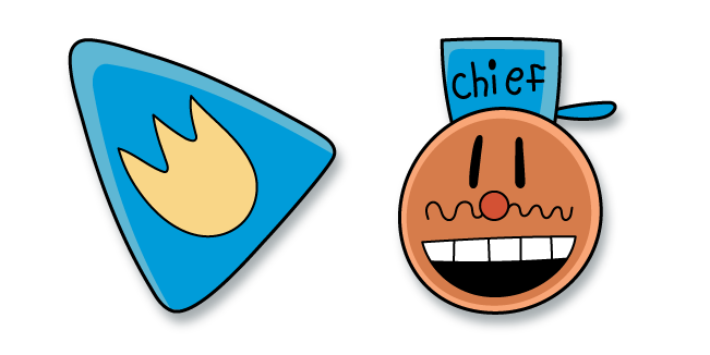 Dog Man Chief and Police Badge