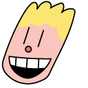 Dog Man Harold Hutchins and his Hand cursor
