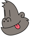 Dog Man Сrunky and Scarf cursor