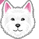 Cute Westie Dog pointer