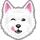Cute Westie Dog cursor