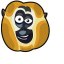 Kung Fu Panda Master Monkey and Staff cursor