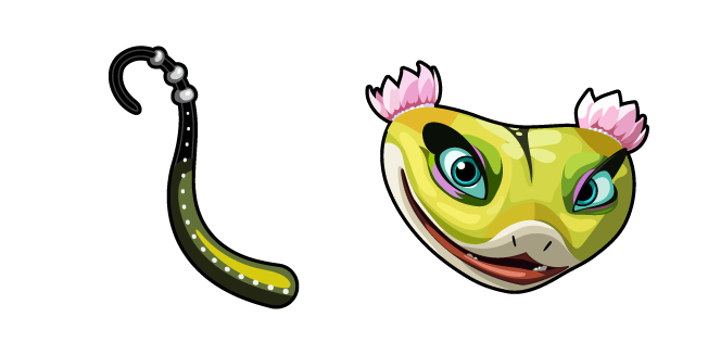 Kung Fu Panda Master Viper and Tail