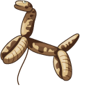 Shrek Snake and Frog Balloons pointer