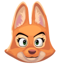 The Bad Guys Diane Foxington and Tail cursor