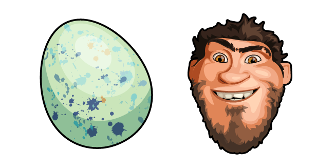 The Croods Grug Crood and an Egg