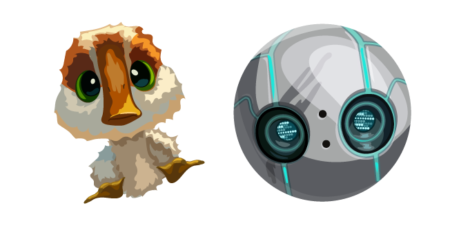 The Wild Robot Brightbill and Roz