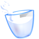 Glass of Milk and Chocolate Cookies For Santa pointer