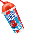 ICEE Drink Cherry and Blue Raspberry pointer