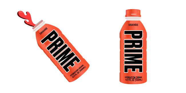 Prime Hydration Energy Drink by Logan Paul and KSI Orange