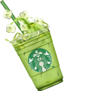 Starbucks Iced Matcha Green Tea Latte pointer