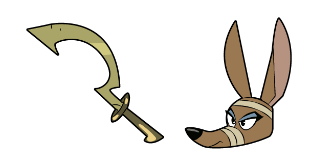DuckTales Amunet and a Golden Sickle
