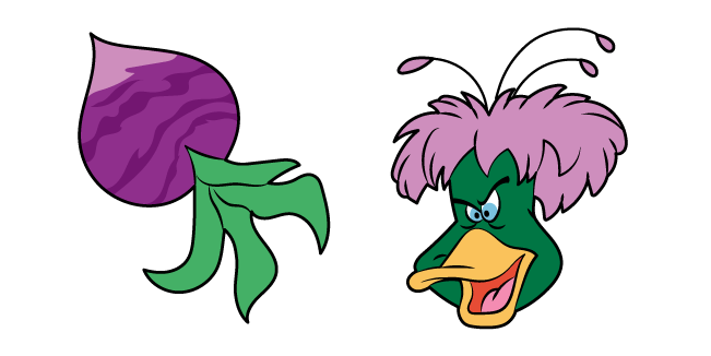Ducktales Dr. Reginald Bushroot and Beetroot