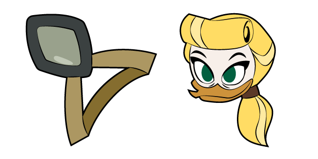 DuckTales Goldie O'Gilt and Necklace