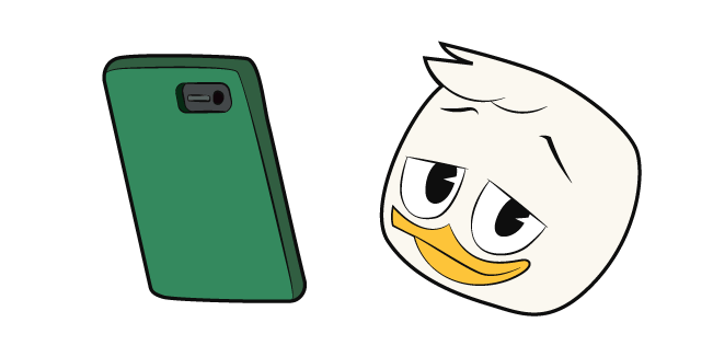DuckTales Louie Duck and Phone