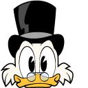 DuckTales Scrooge McDuck and Cane cursor