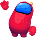 Fall Guys Among Us Costume pointer