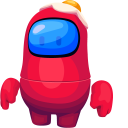 Fall Guys Among Us Costume cursor