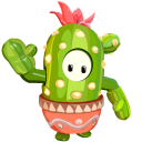 Fall Guys Cactus Costume pointer
