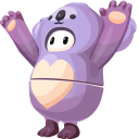 Fall Guys Caring Koala Costume pointer
