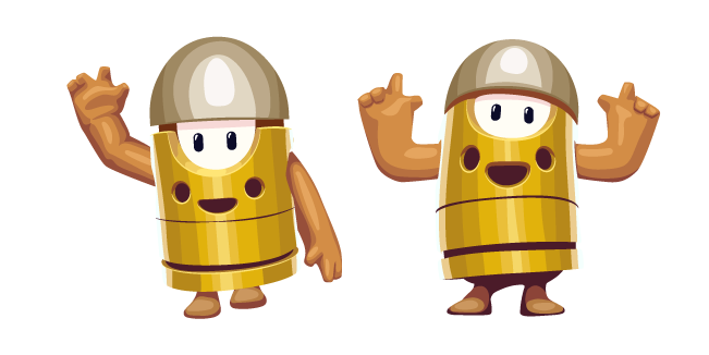 Fall Guys Character in Bullet Kin Costume