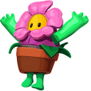 Fall Guys Flower Pot Costume pointer