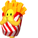 Fall Guys French Fries Costume cursor