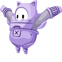 Fall Guys Gato Roboto Costume pointer