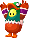 Fall Guys Mallard Costume pointer