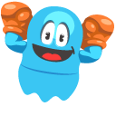 Fall Guys Pac-Man and Inky Costume pointer